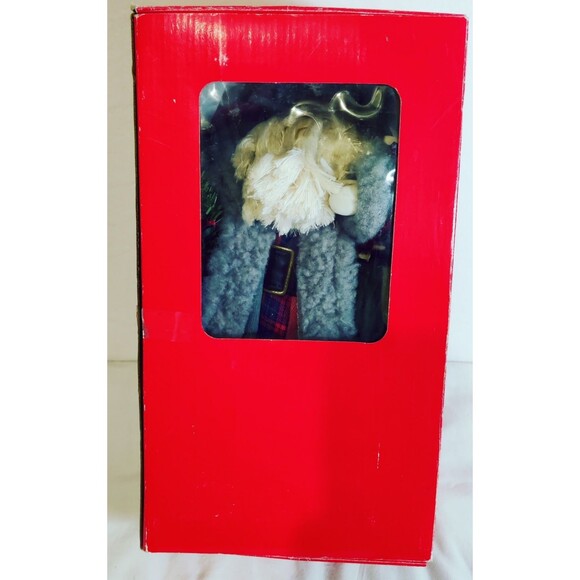 Brinn’s 1990 Collectible Edition Porcelain Santa Doll 11.5" W/ Box - Picture 2 of 16